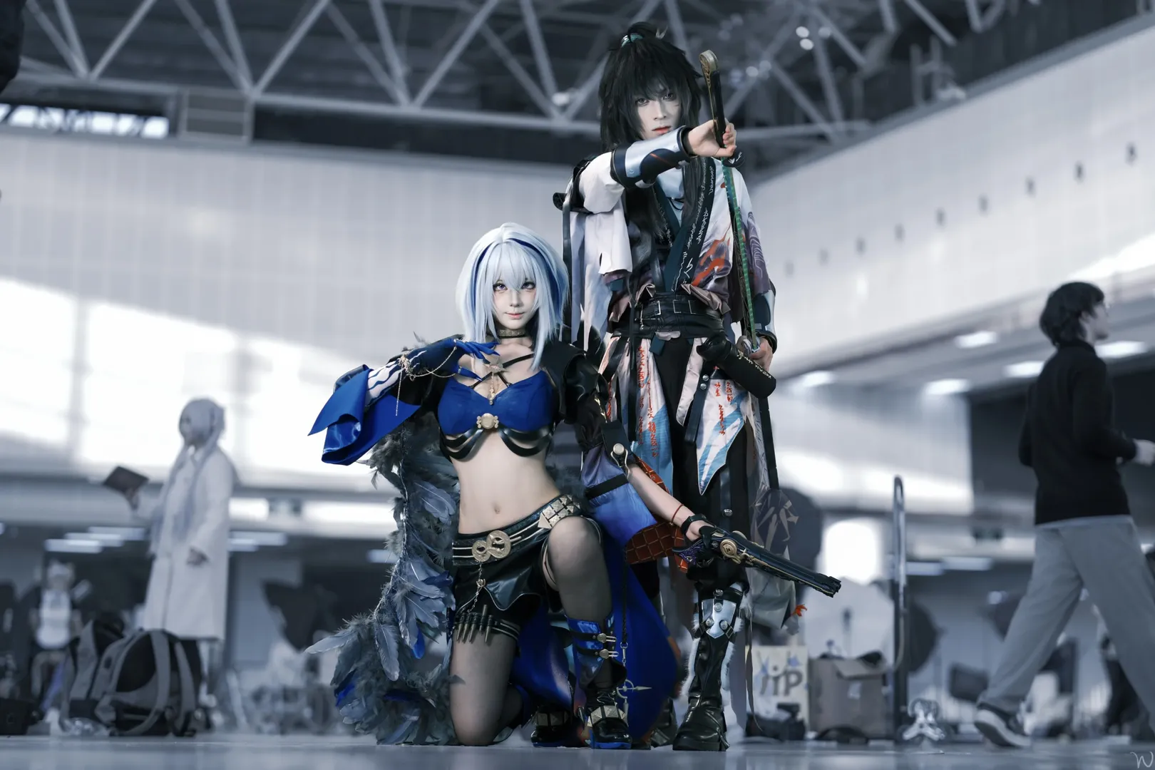 鳴潮, イベント写真, ガルブレーナコスプレ, コスプレ撮影, ストッキングコーデ - 3枚目