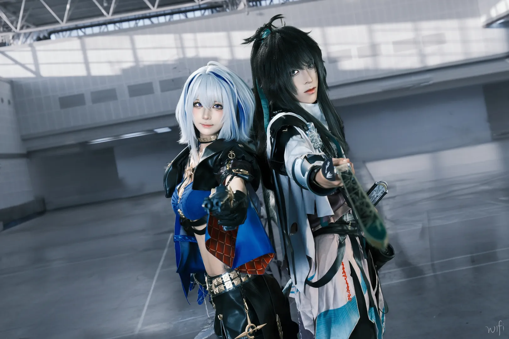 鳴潮, イベント写真, ガルブレーナコスプレ, コスプレ撮影, ストッキングコーデ - 4枚目