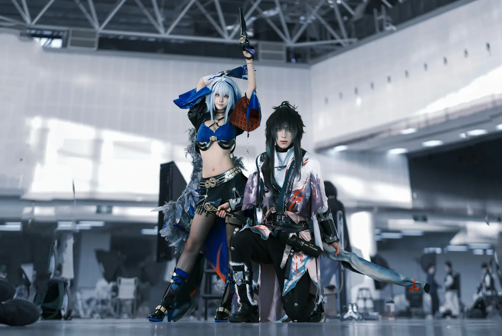 鳴潮, イベント写真, ガルブレーナコスプレ, コスプレ撮影, ストッキングコーデ - 5枚目