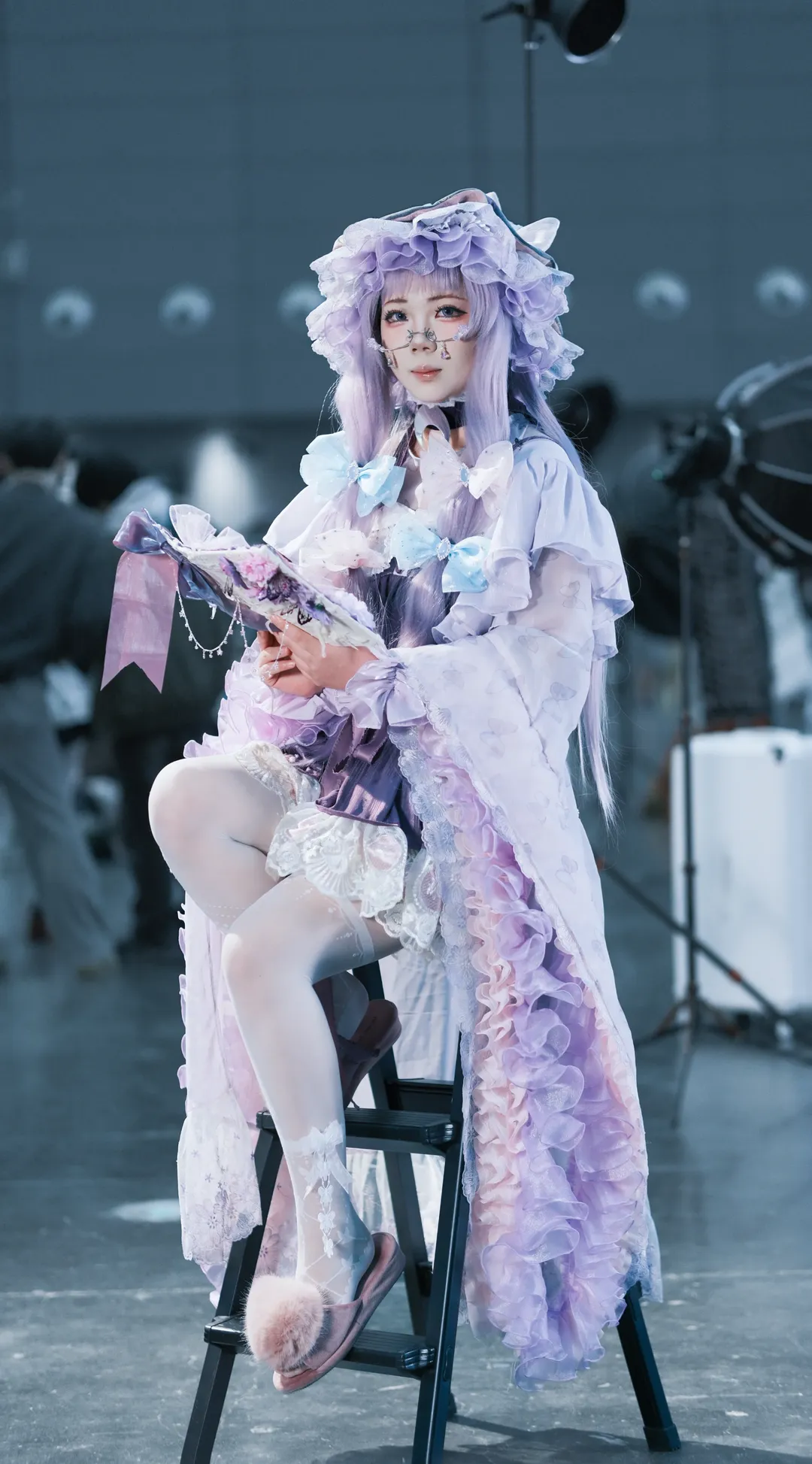 东方project, 漫展返图, 帕秋莉cos, 白丝, 车万