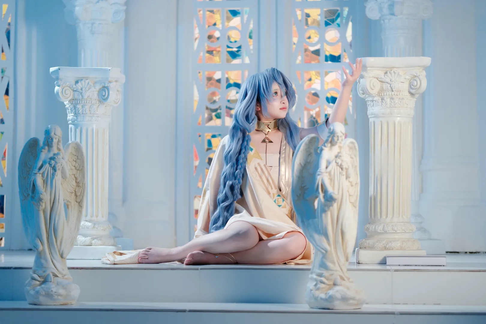 cosplay, 重返未来1999, 二次元摄影, 37cos, 神殿氛围 - 第1张