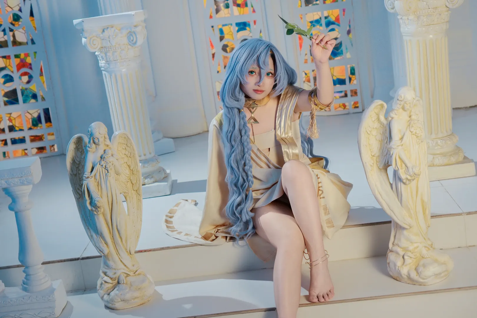 cosplay, 重返未来1999, 二次元摄影, 37cos, 神殿氛围