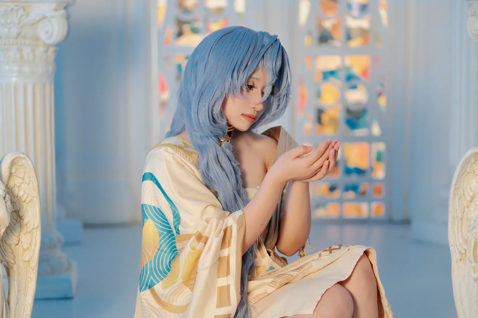 cosplay, 重返未来1999, 二次元摄影, 37cos, 神殿氛围 - 第5张
