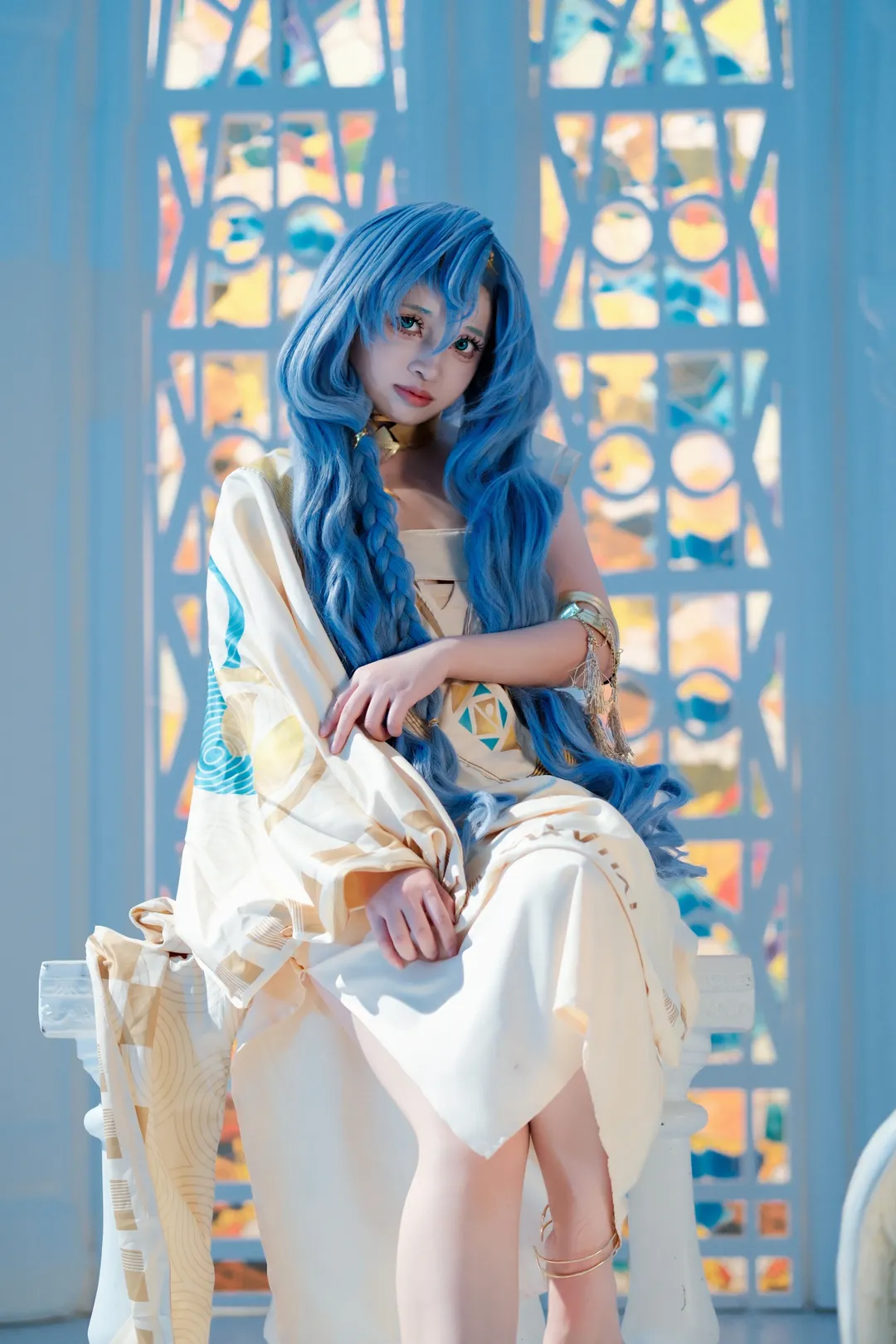 リバース:1999, 二次元コスプレ, コスプレ撮影, 青髪コスプレ, 37 コスプレ - 1枚目