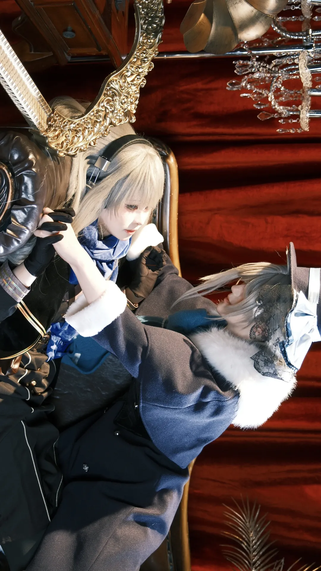 重返未来1999, 双人cos, 二次元cosplay, 复古风穿搭, 柏林以东维尔汀cos - 第2张