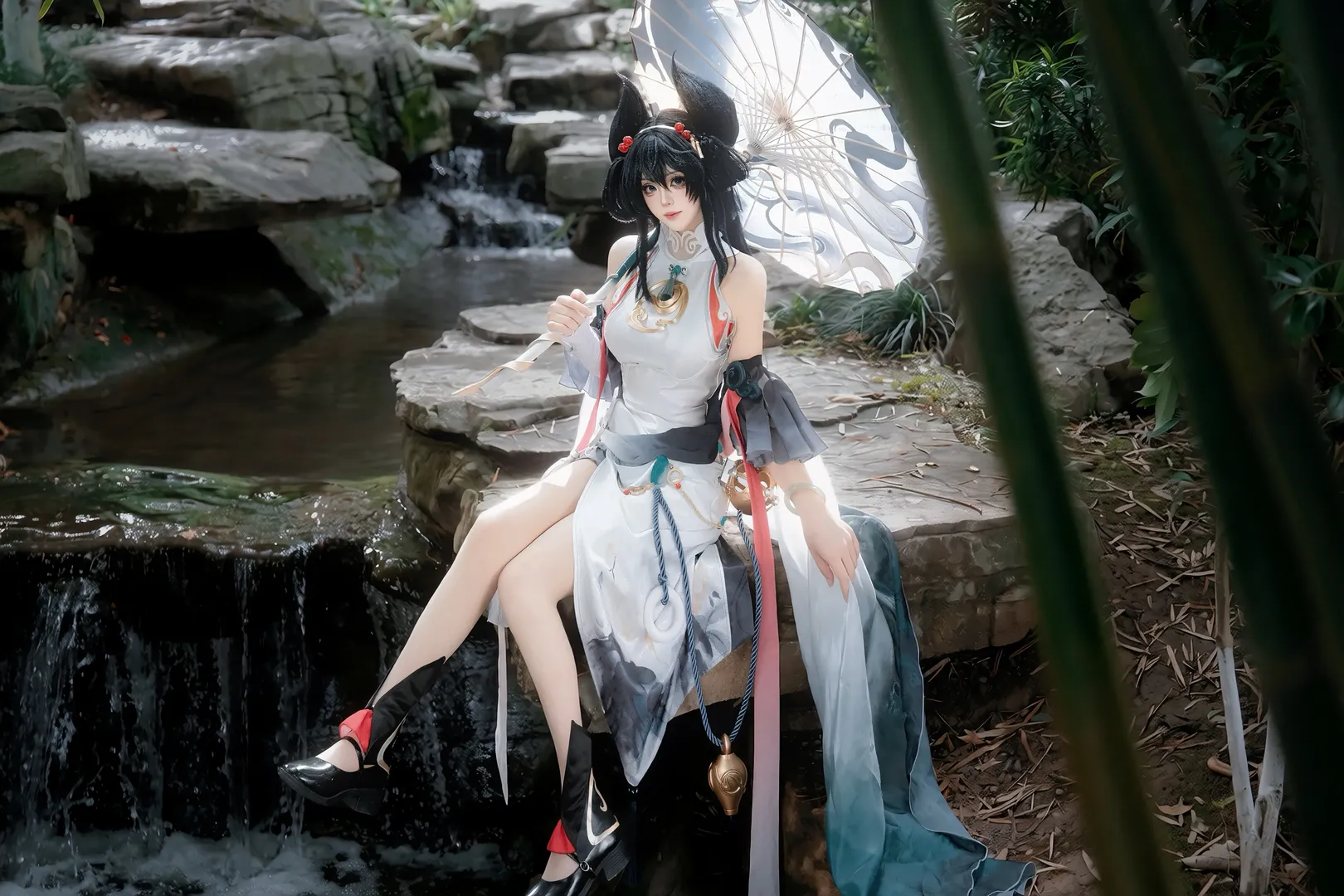 鳴潮, 原神, 弗洛洛cos, 黑絲穿搭, 洛恩cos - 第9張