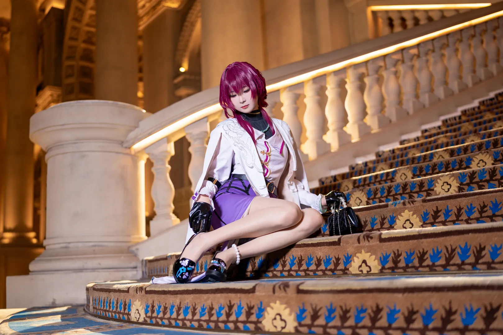 cosplay, 崩坏星穹铁道, cos摄影, 卡芙卡cos, 古茗联动 - 第1张