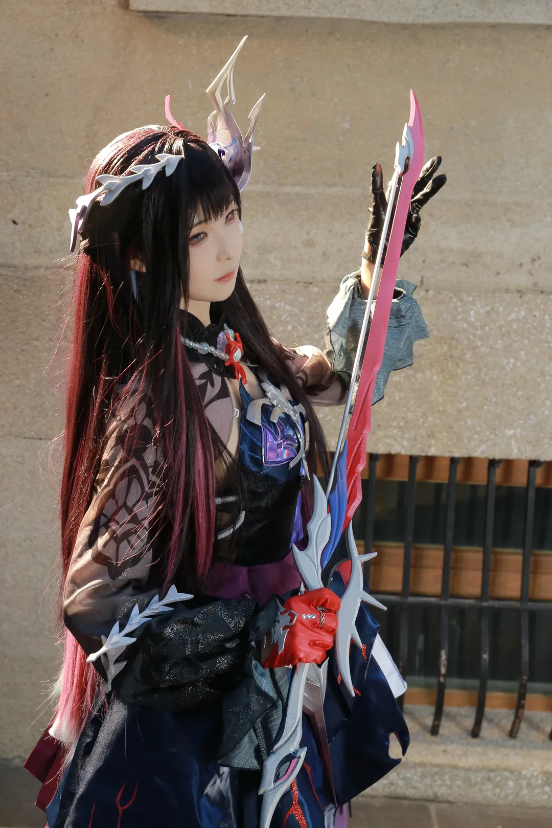 Roleplay, Honkai: Star Rail, Helektra cosplay, Outdoor photography, Cosplay outfit