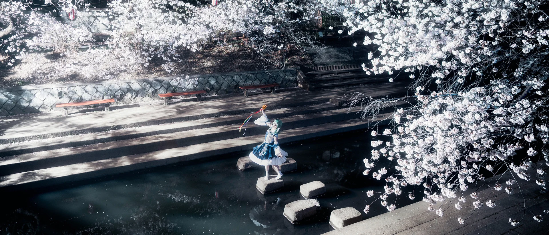 cosplay, 东方project, 夜樱, 东风谷早苗cos, 摄影约拍 - 第3张