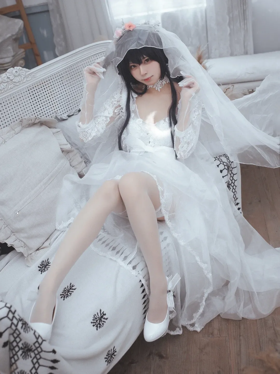 碧藍航線, 花嫁cos, 白絲穿搭, 婚紗寫真, 吾妻cos