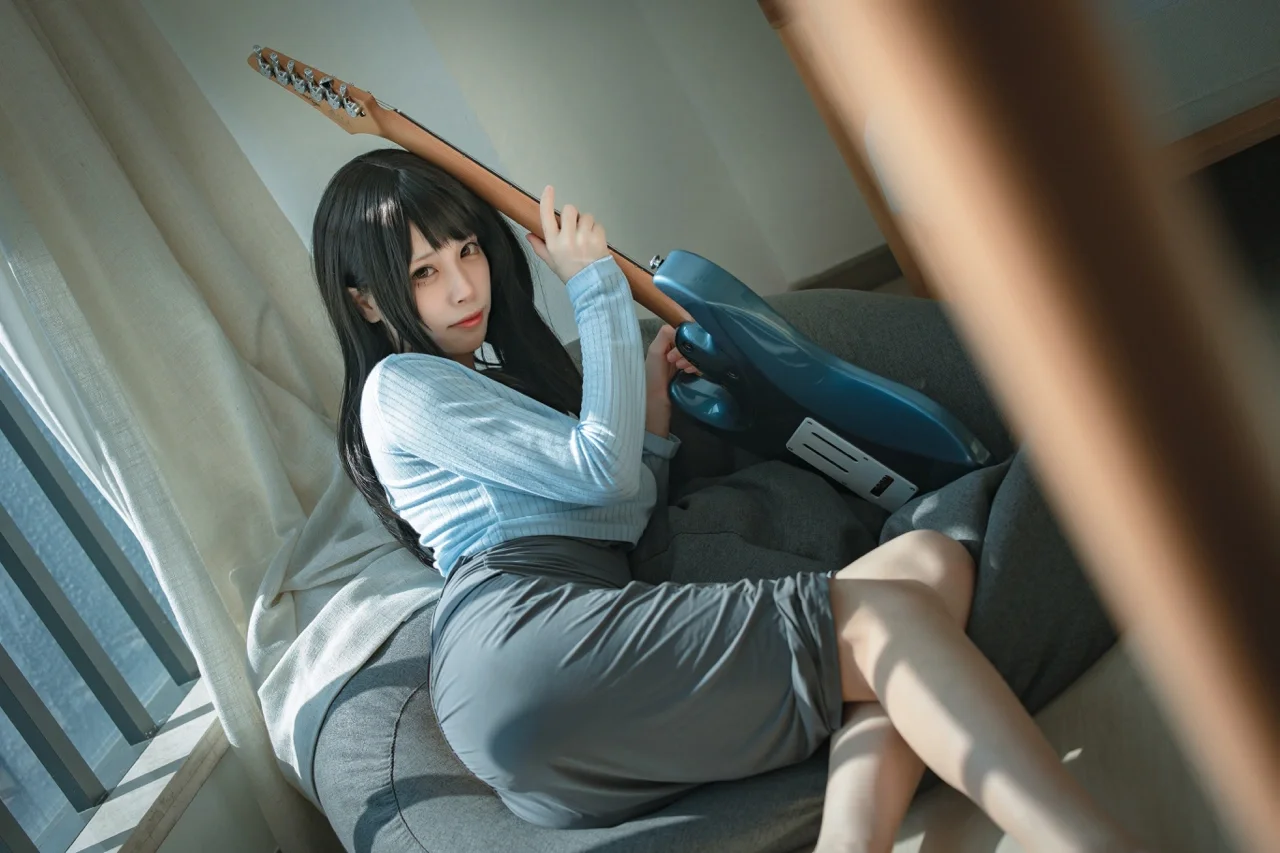 cosplay, 居家摄影, 吉他妹妹, Ibanez AZ, 仿画cos - 第4张