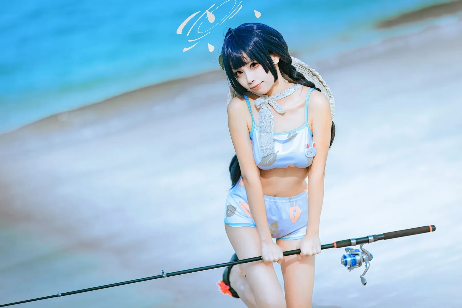 海边摄影, 碧蓝档案, 人像摄影, 泳装写真, 水美游cos