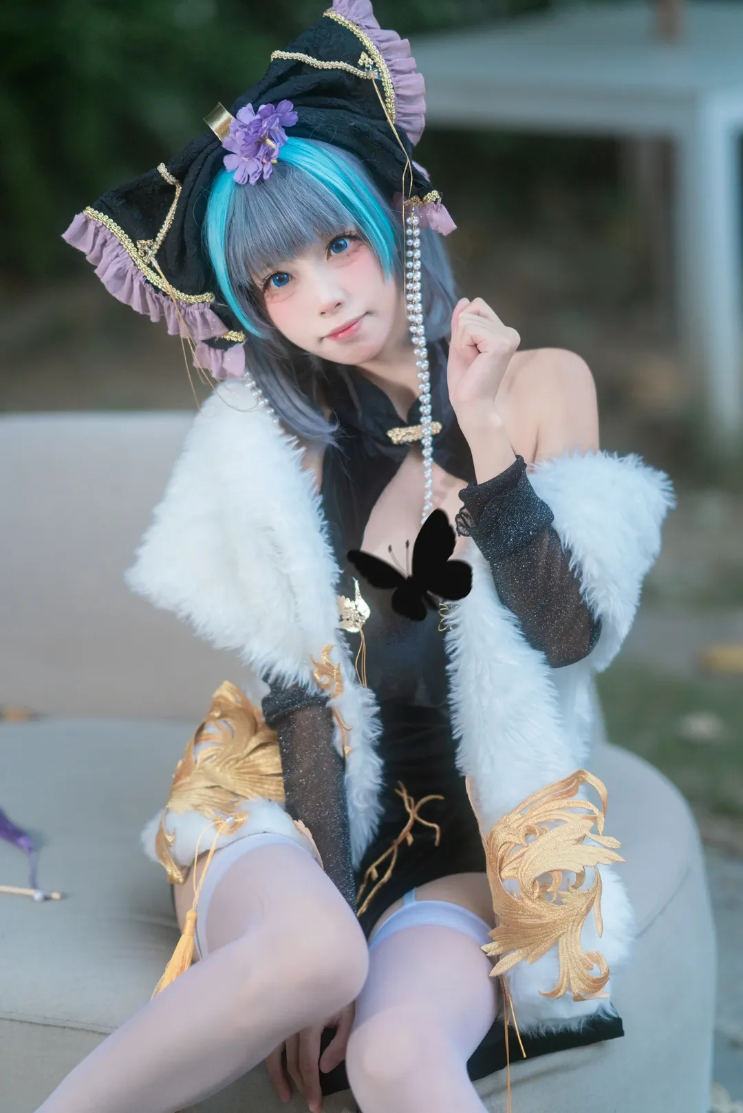 cosplay, 柴郡cos, 碧蓝航线, CICF漫展, 丝袜cos - 第3张