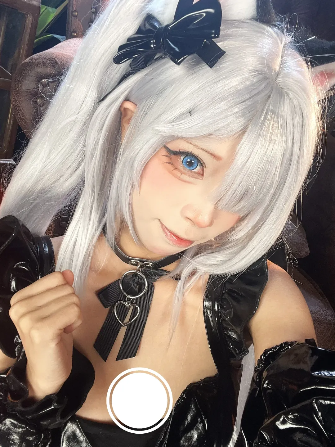 碧蓝航线, 雅努斯cos, 银发cos, 万圣节cosplay, 猫耳cosplay