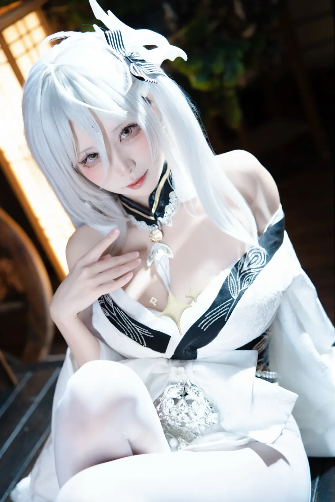 碧蓝航线, 二次元cos, 和风cosplay, 白凤cos, 白丝cos - 第1张