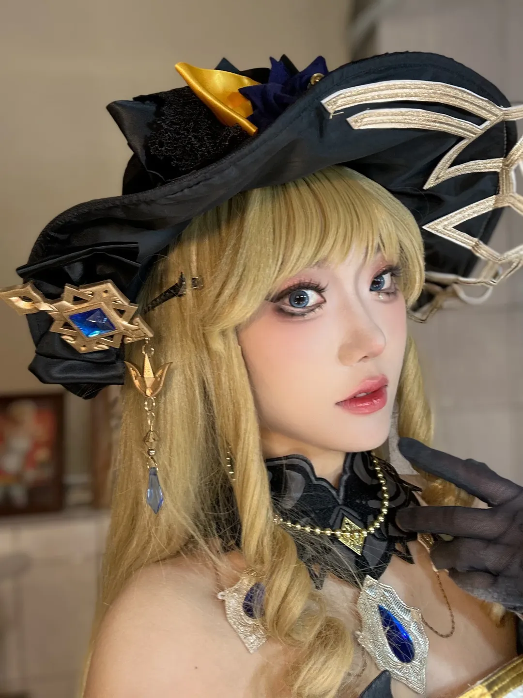 原神, cosplay, 漫展摄影, 娜维娅cos, 二次元自拍 - 第3张