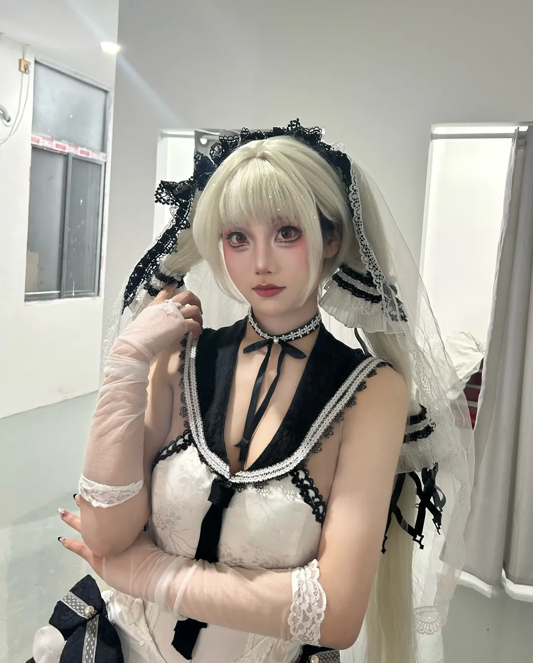 cosplay, 碧蓝航线, 可畏cos, 二次元美少女, 哥特风装扮 - 第1张
