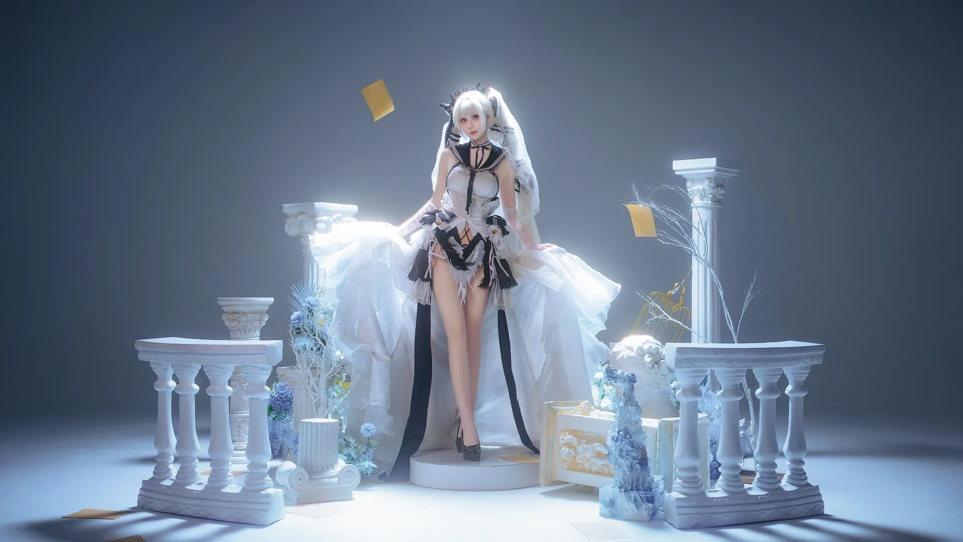 cosplay, 二次元摄影, 碧蓝航线, 可畏cos, 纯白礼服 - 第2张