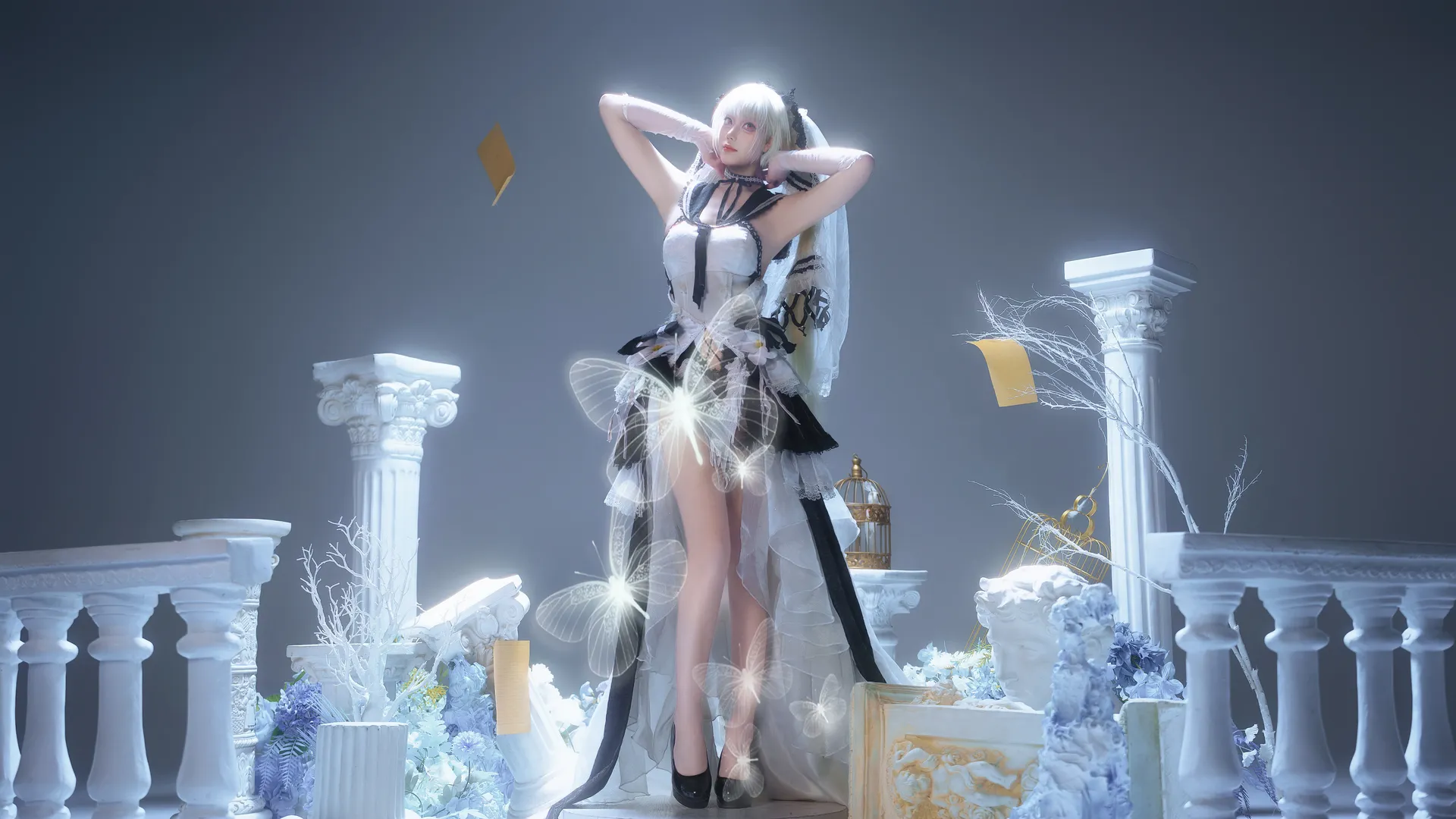cosplay, 二次元摄影, 碧蓝航线, 可畏cos, 纯白礼服 - 第3张