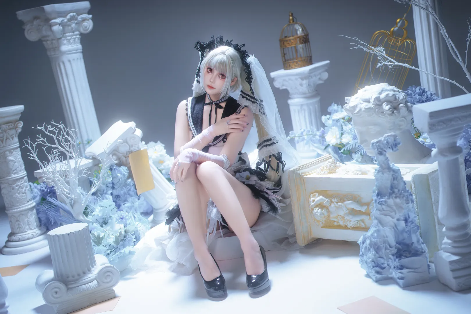cosplay, 二次元摄影, 碧蓝航线, 可畏cos, 纯白礼服 - 第4张