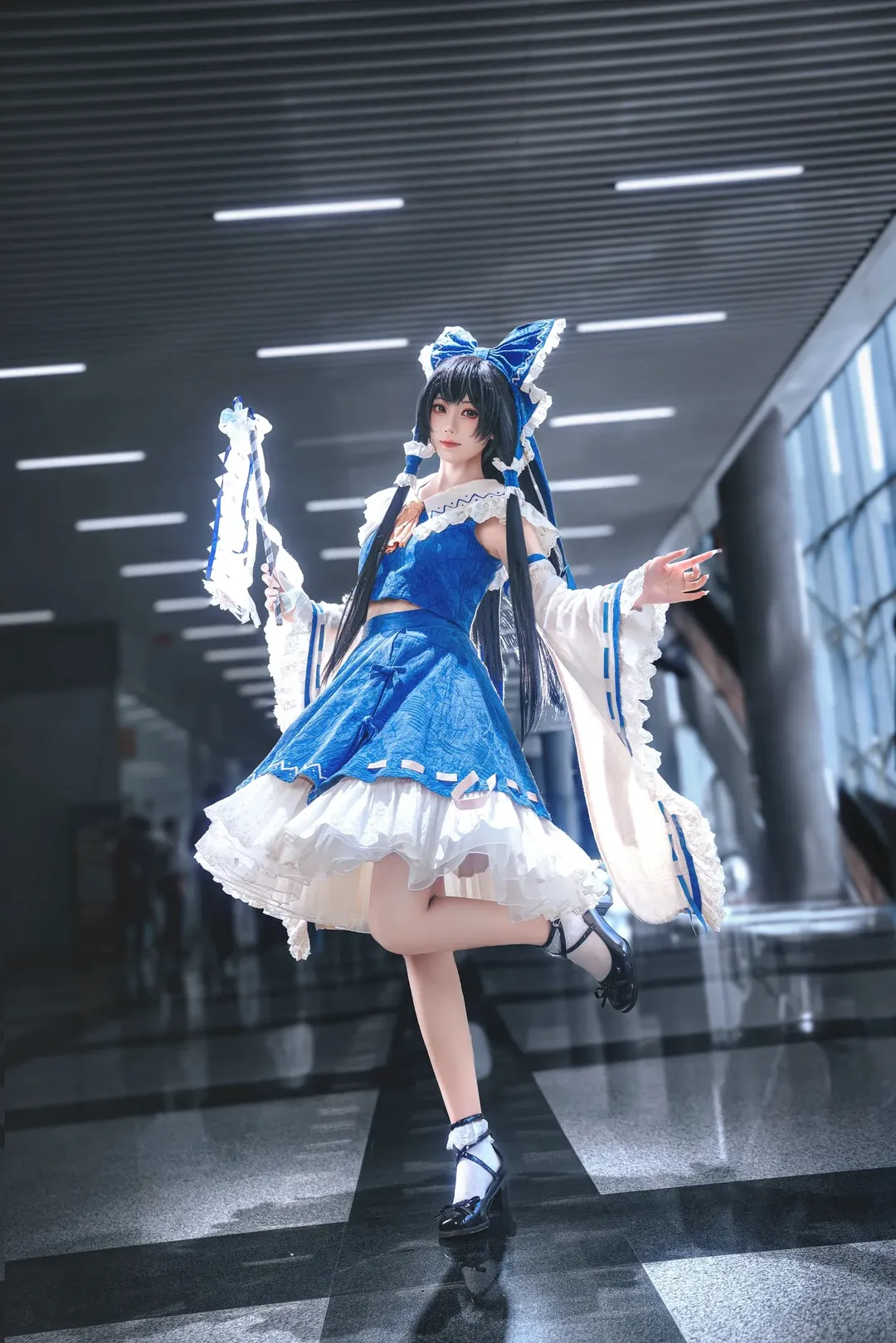 二次元, 博丽灵梦cos, 东方project, 巫女cos, 漫展摄影