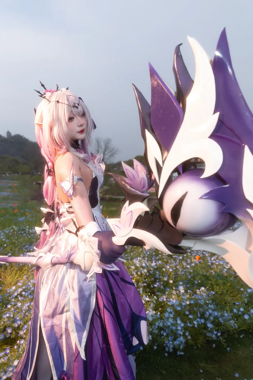 崩坏星穹铁道, 花海摄影, 遐蝶cos, 星铁cos, cosplay分享 - 第2张