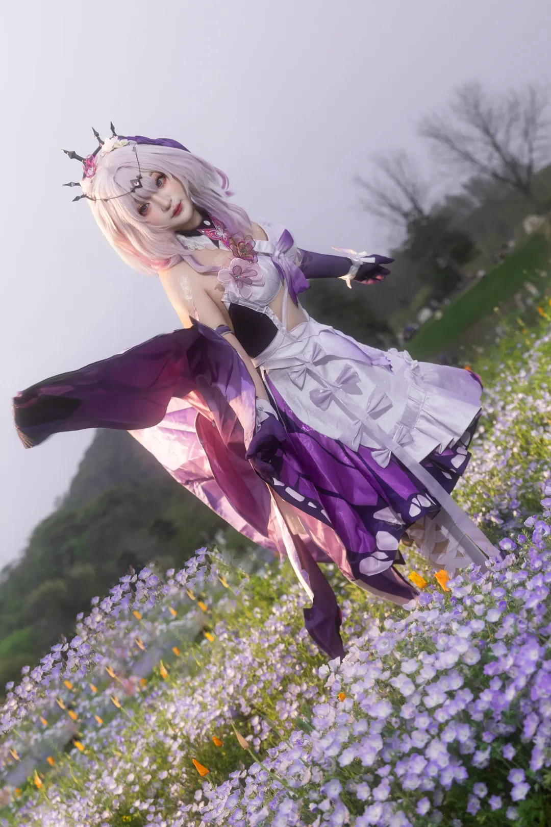 崩坏星穹铁道, 花海摄影, 遐蝶cos, 星铁cos, cosplay分享 - 第4张