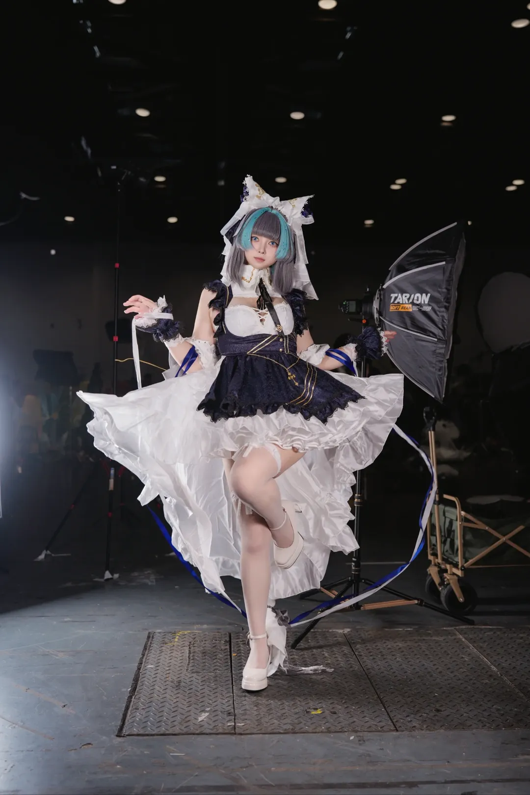 cosplay, 二次元摄影, 柴郡cos, 碧蓝航线, 白丝穿搭