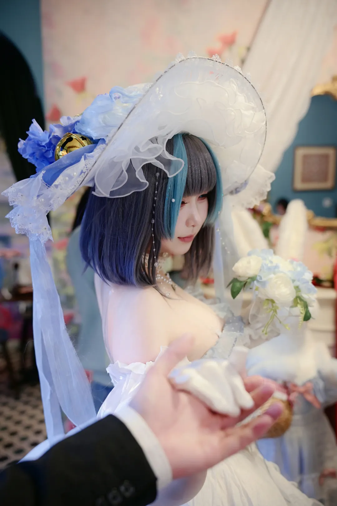 チェシャー コスプレ, アズールレーン, 花嫁コスプレ, コスプレ撮影, アズールレーン チェシャー - 1枚目