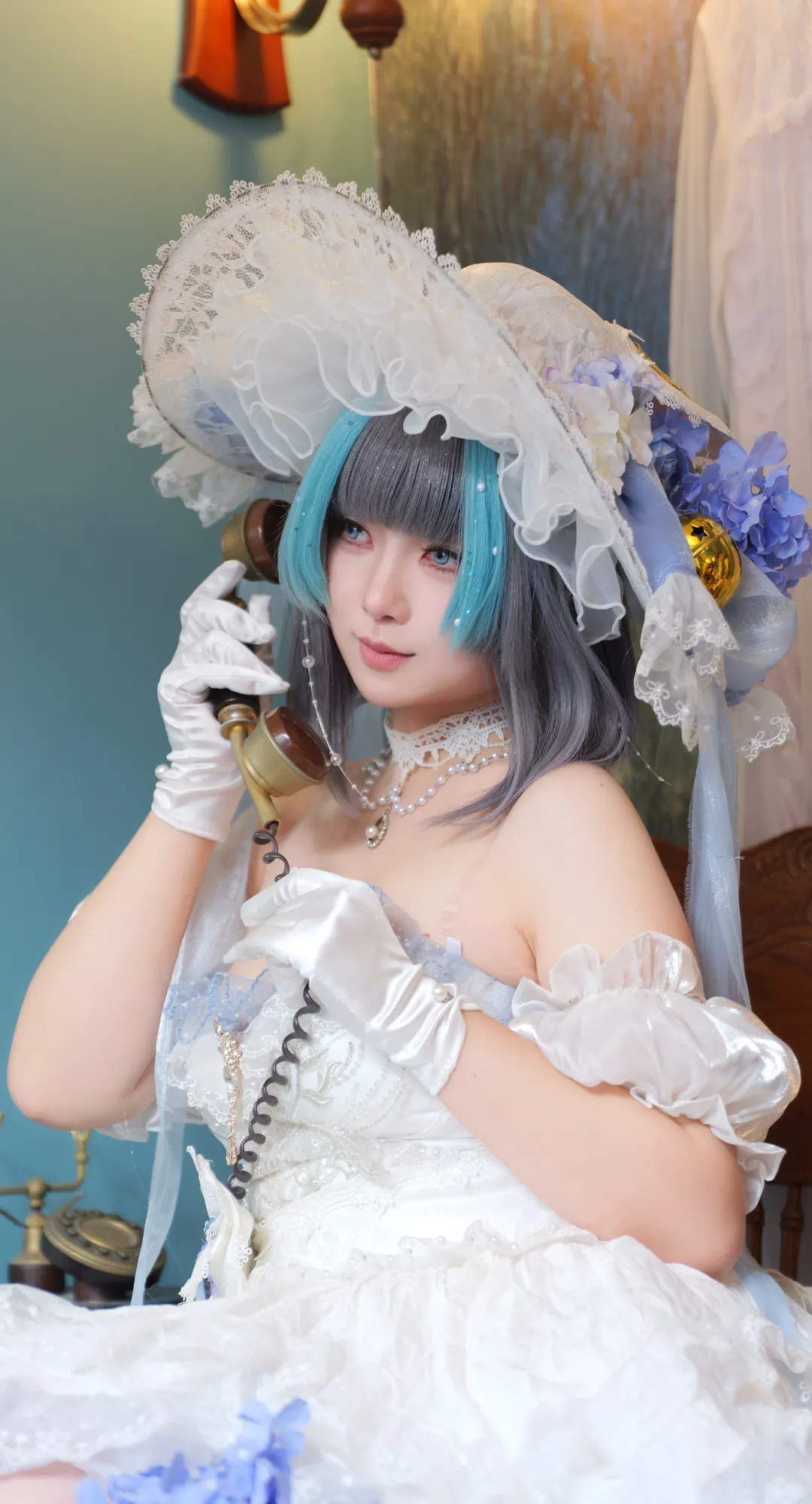 チェシャー コスプレ, アズールレーン, 花嫁コスプレ, コスプレ撮影, アズールレーン チェシャー - 2枚目