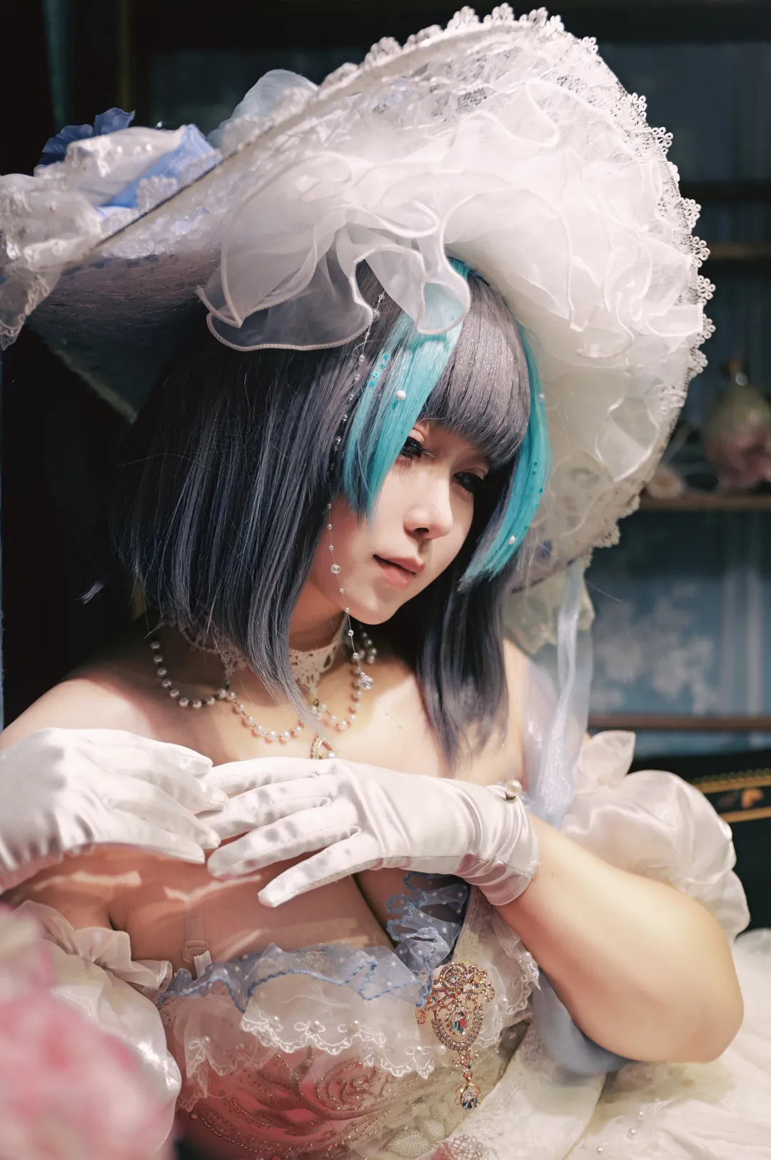 チェシャー コスプレ, アズールレーン, 花嫁コスプレ, コスプレ撮影, アズールレーン チェシャー - 3枚目