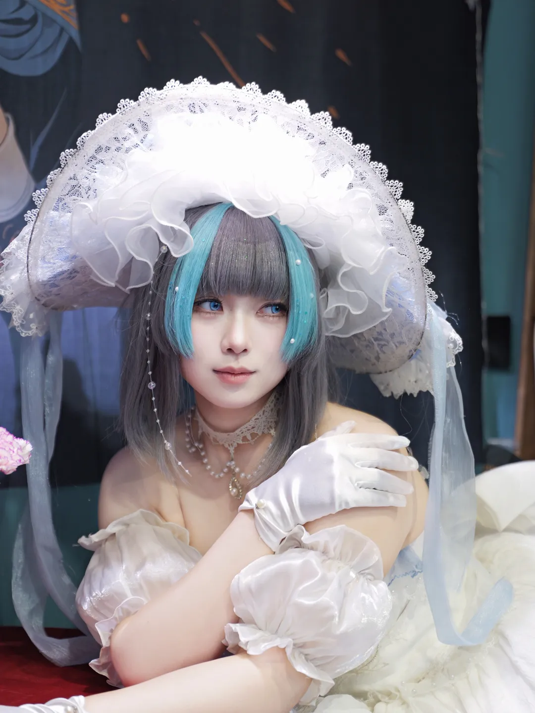 チェシャー コスプレ, アズールレーン, 花嫁コスプレ, コスプレ撮影, アズールレーン チェシャー - 4枚目