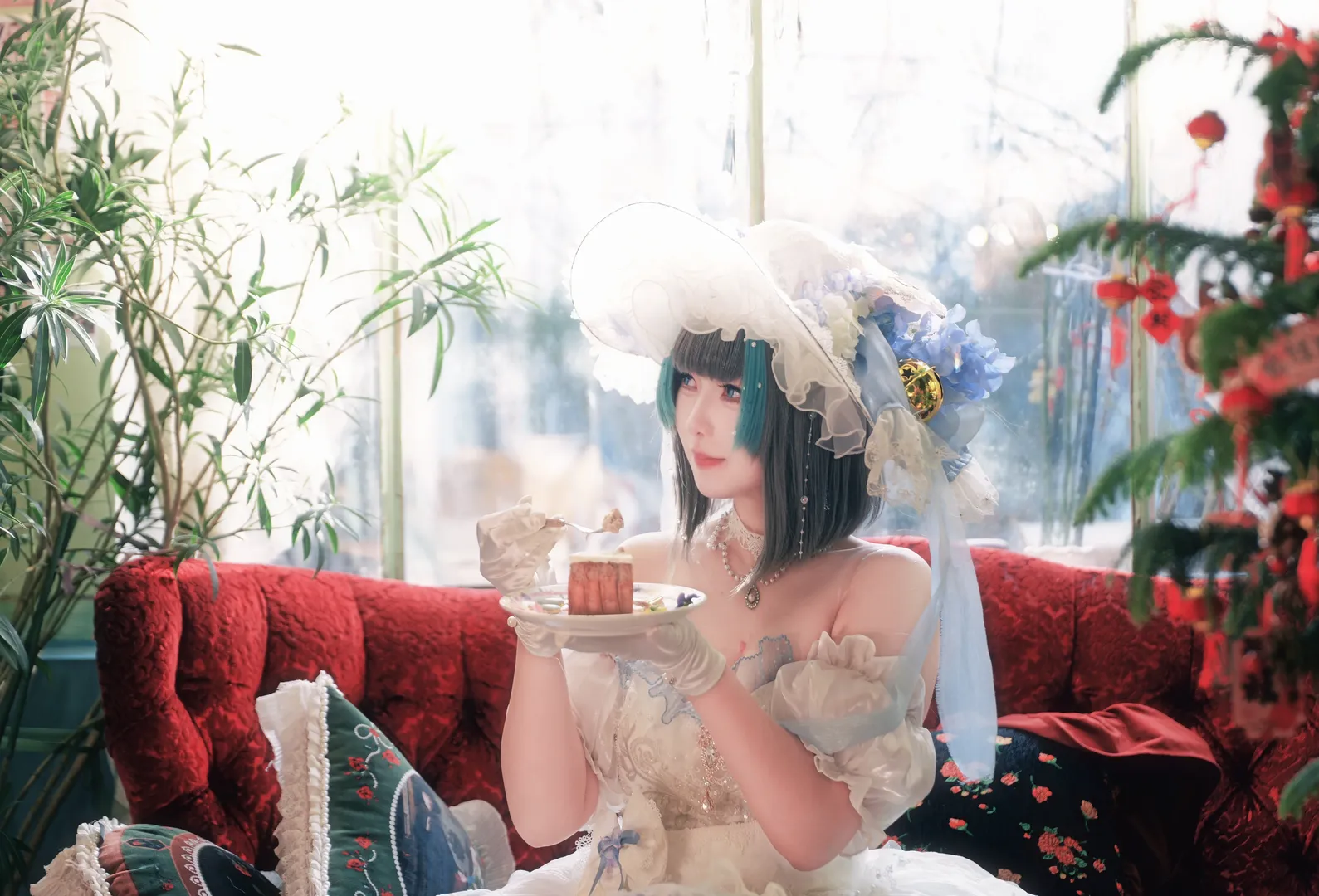 チェシャー コスプレ, アズールレーン, 花嫁コスプレ, コスプレ撮影, アズールレーン チェシャー - 5枚目