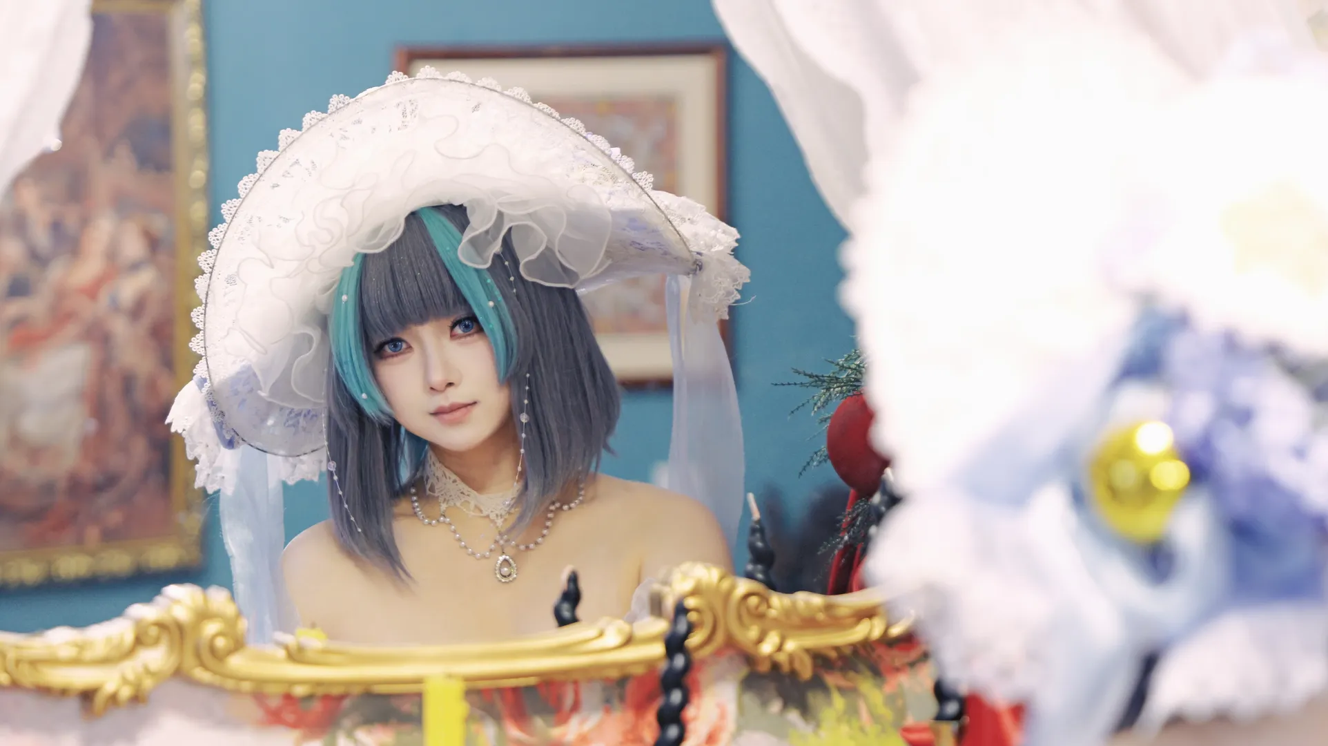 チェシャー コスプレ, アズールレーン, 花嫁コスプレ, コスプレ撮影, アズールレーン チェシャー - 8枚目