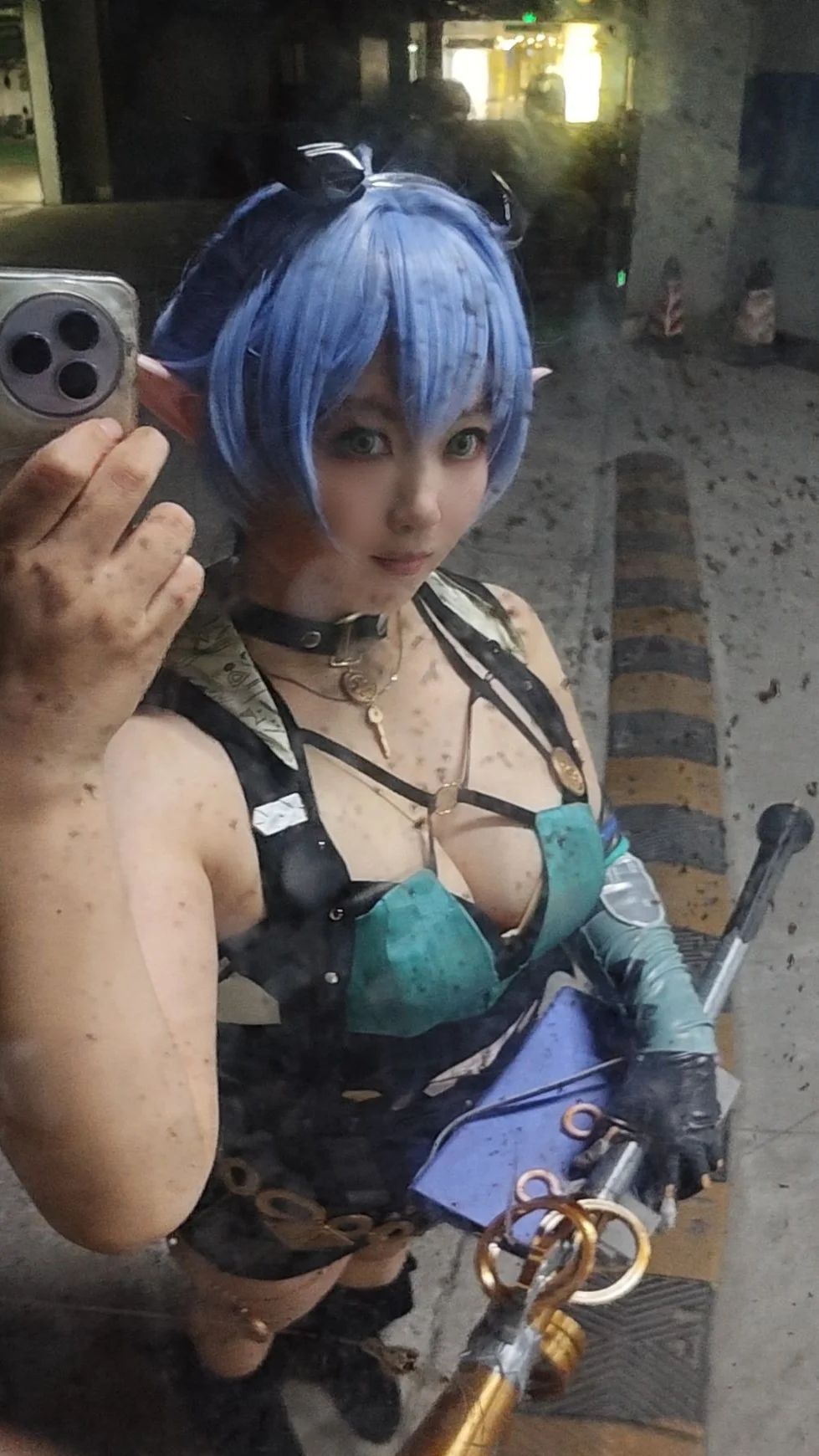 ゼンレスゾーンゼロ, イベント写真, リュシア コスプレ, コスプレ日常, 地下駐車場での撮影 - 2枚目