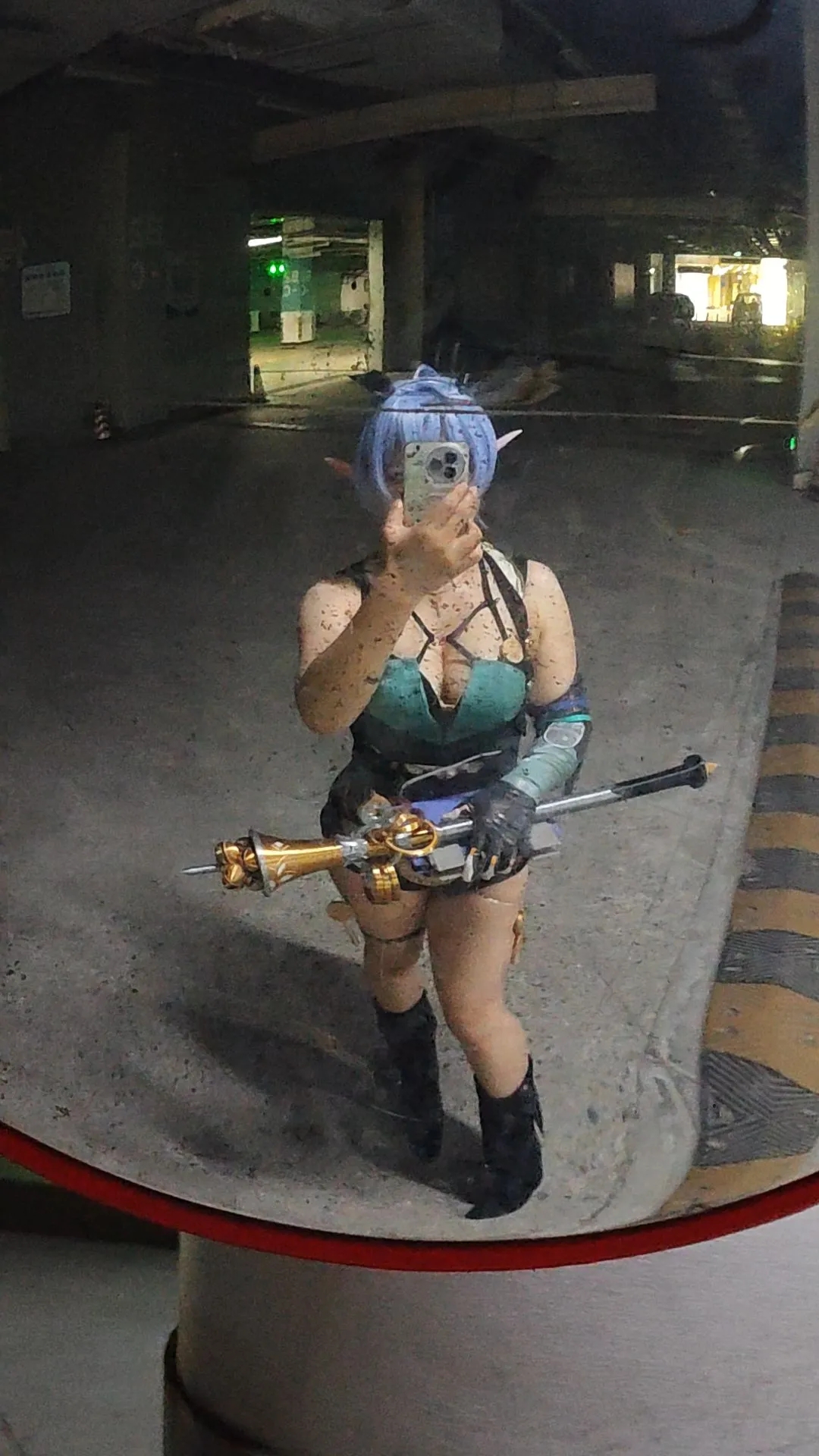 ゼンレスゾーンゼロ, イベント写真, リュシア コスプレ, コスプレ日常, 地下駐車場での撮影 - 4枚目
