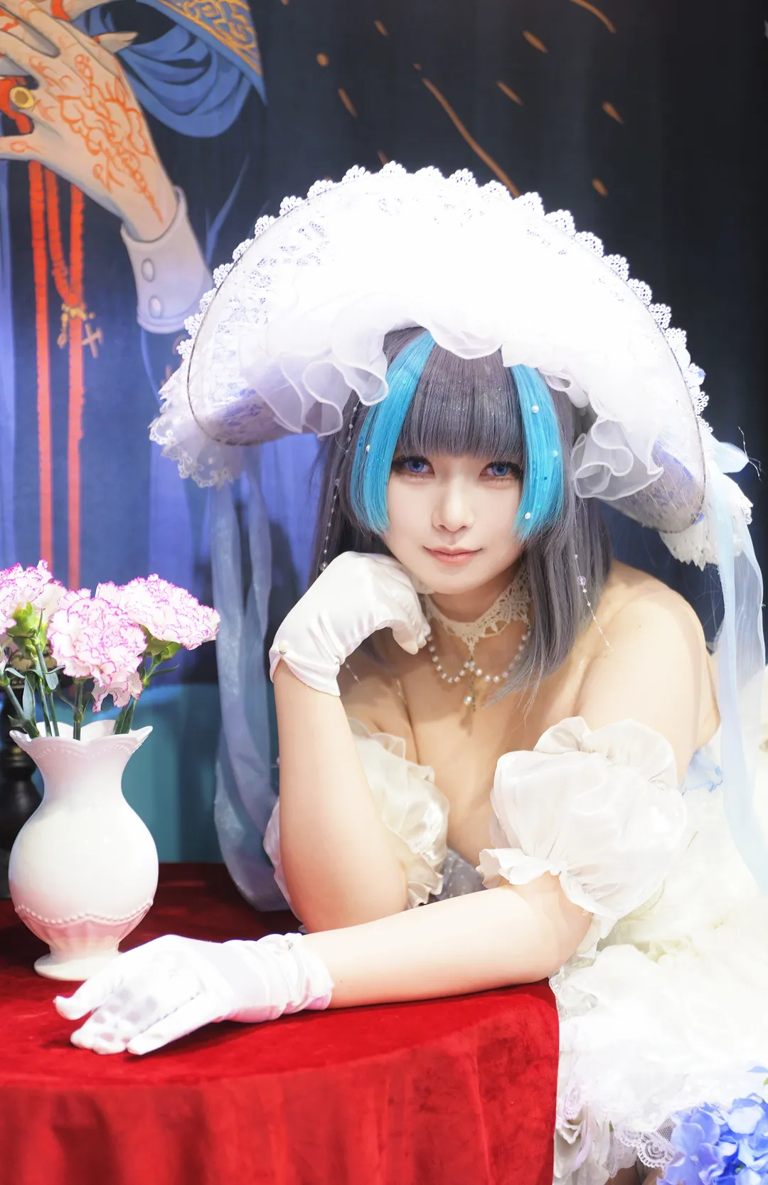 柴郡cos, 碧蓝航线, 花嫁cosplay, 洛可可风格, 复古油画感 - 第6张