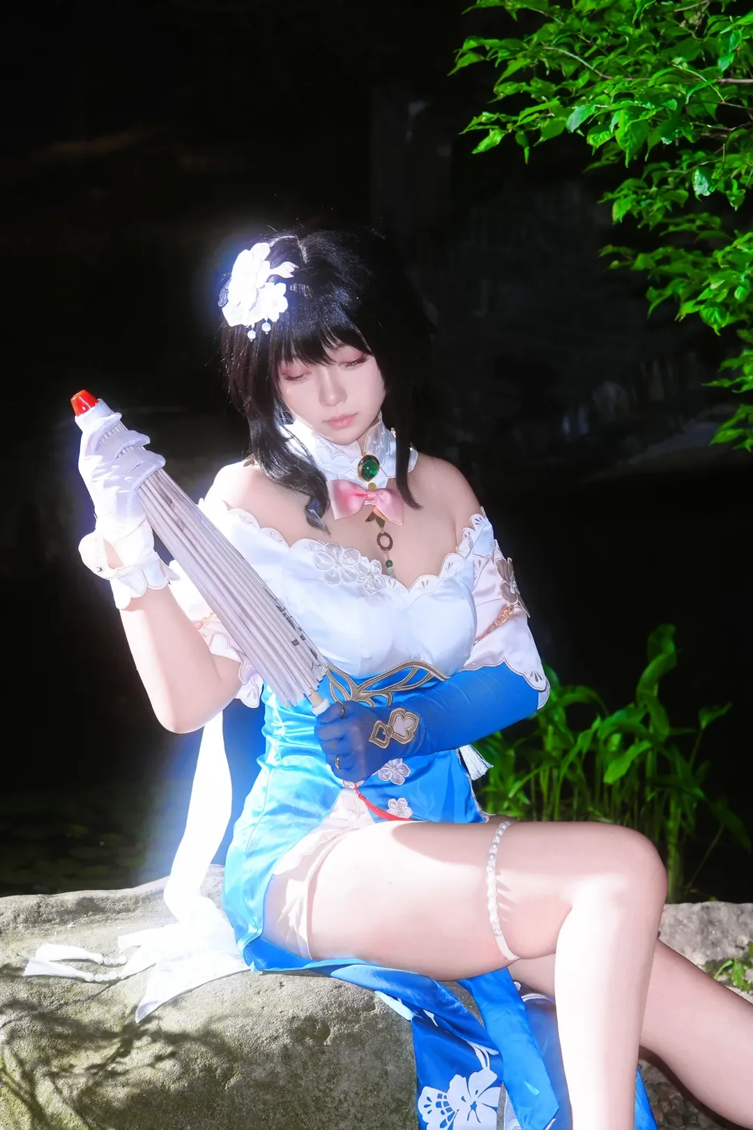 古风摄影, 崩坏星穹铁道, 阮梅cos, 夜景人像, 国风cosplay - 第5张