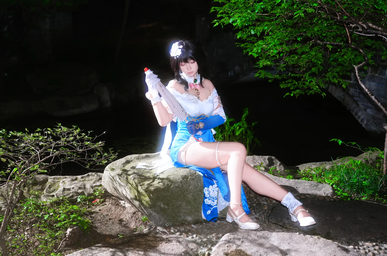 古风摄影, 崩坏星穹铁道, 阮梅cos, 夜景人像, 国风cosplay - 第6张
