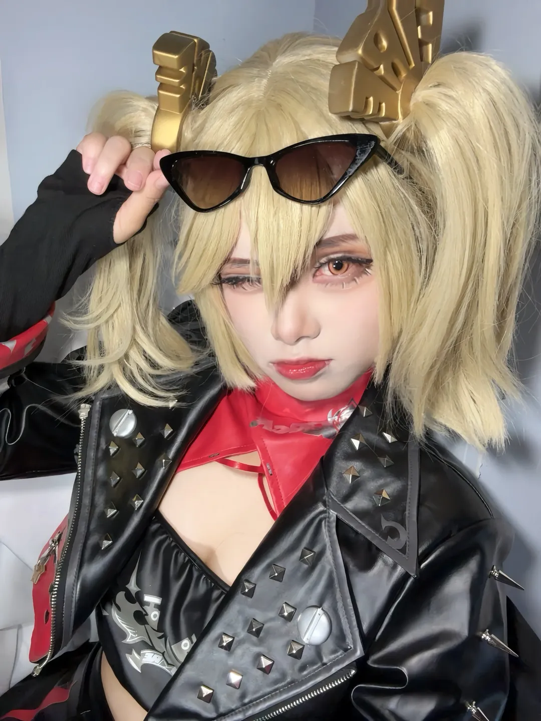 ゼンレスゾーンゼロ, コスプレ, メイクテスト, バーニス コスプレ, ストリートパンク風