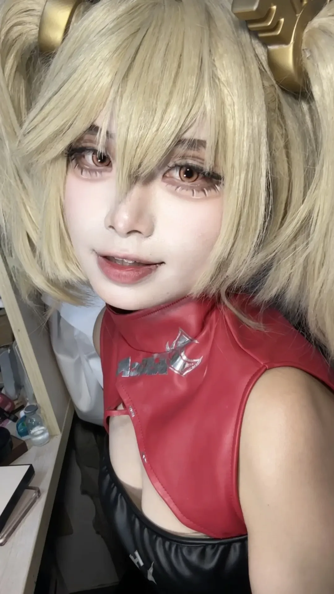 Zenless Zone Zero, cosplay, Burnice cosplay, Punk style outfit, Makeup test daily - Image 5