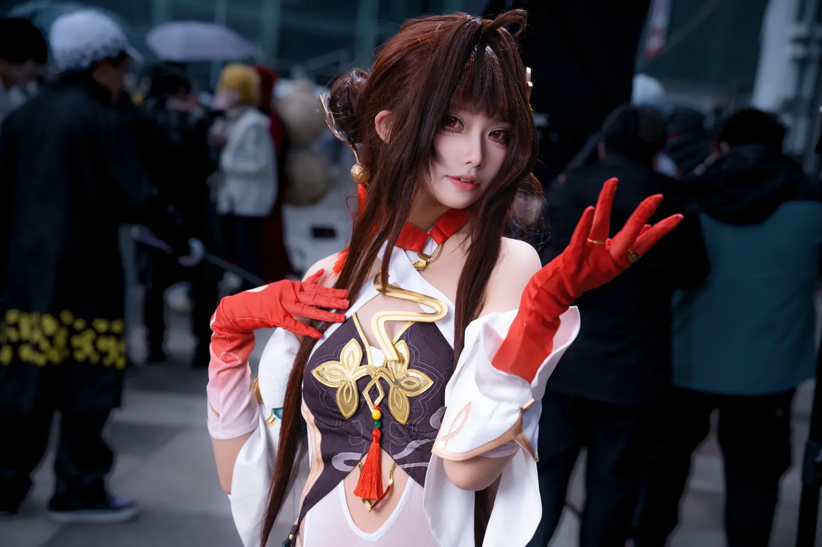 崩坏星穹铁道, 灵砂cos, cosplay返图, 梦乡漫展, 丝袜控