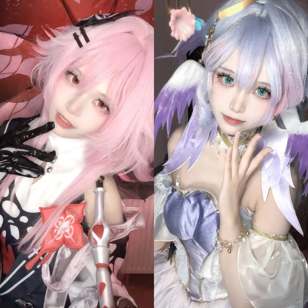 Honkai: Star Rail, Anime convention, Robin cosplay, Evernight cosplay, Sacred Heart Aria - Image 1