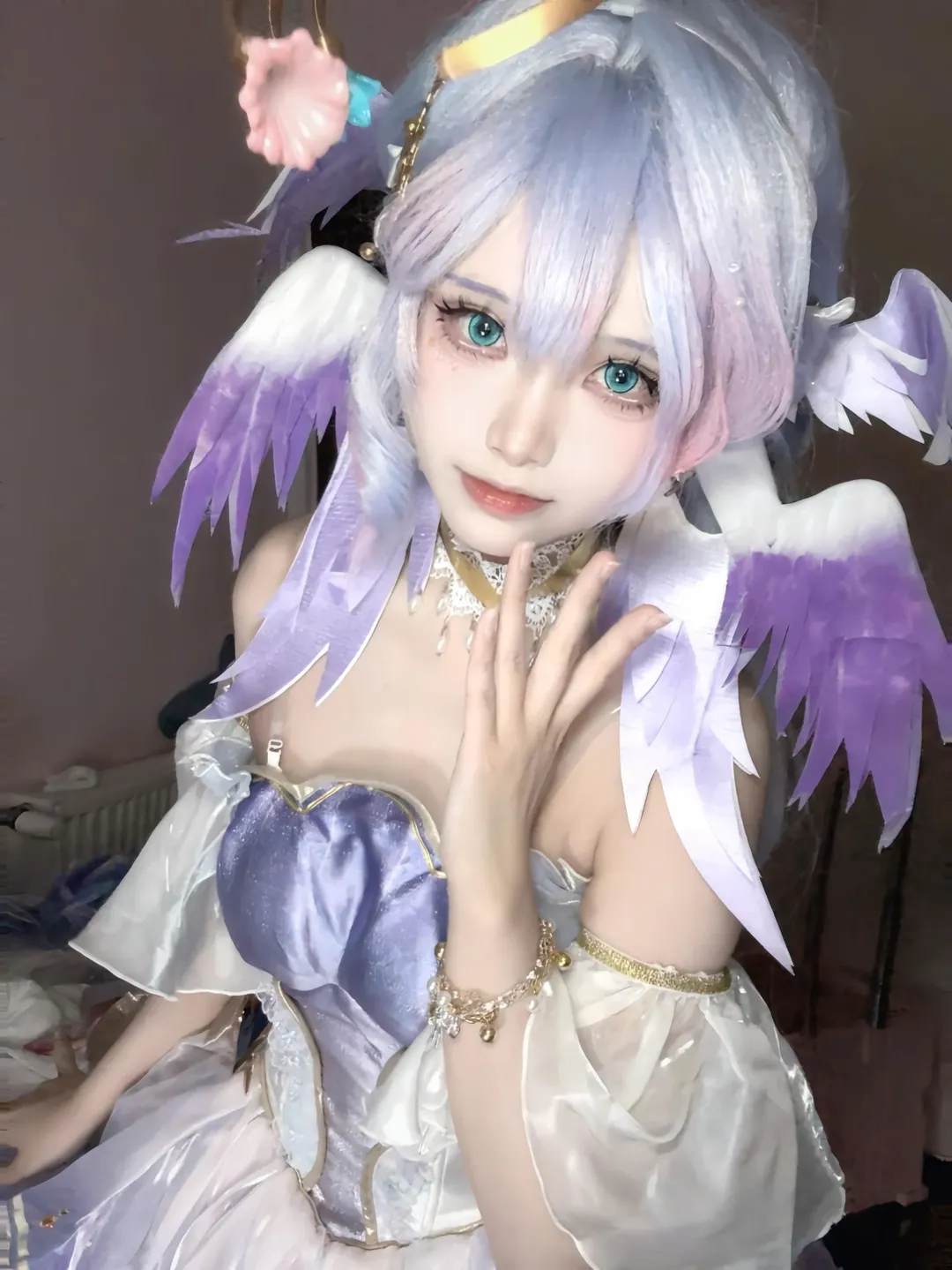 Honkai: Star Rail, Anime convention, Robin cosplay, Evernight cosplay, Sacred Heart Aria - Image 4