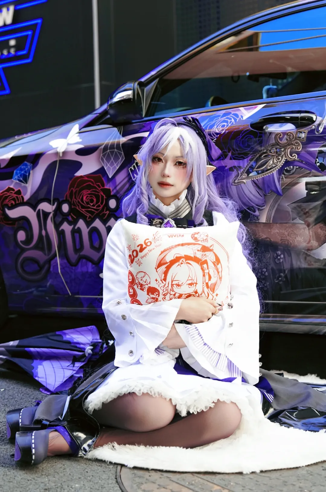 ゼンレスゾーンゼロ, イベント写真, ビビアン コスプレ, 痛車, コスプレ撮影 - 9枚目