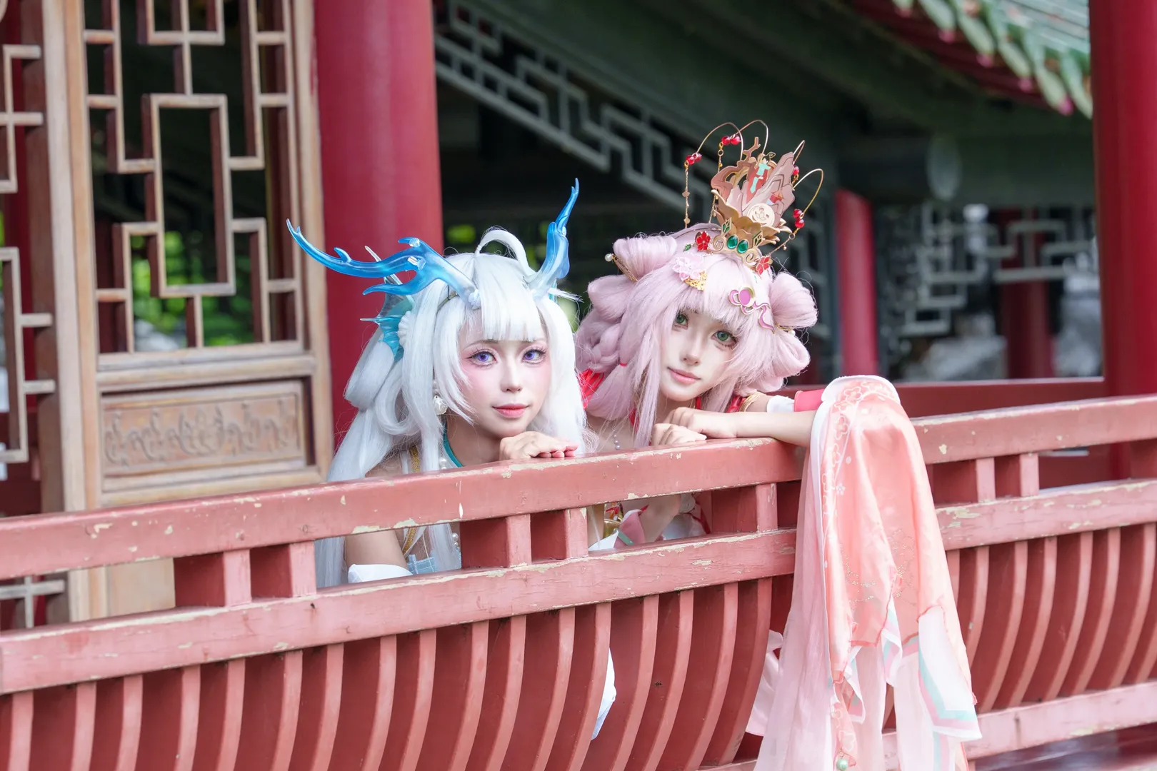 オナー・オブ・キングス, 西施コスプレ, 游龍清影, コスプレ撮影, 古風な屋外撮影 - 3枚目