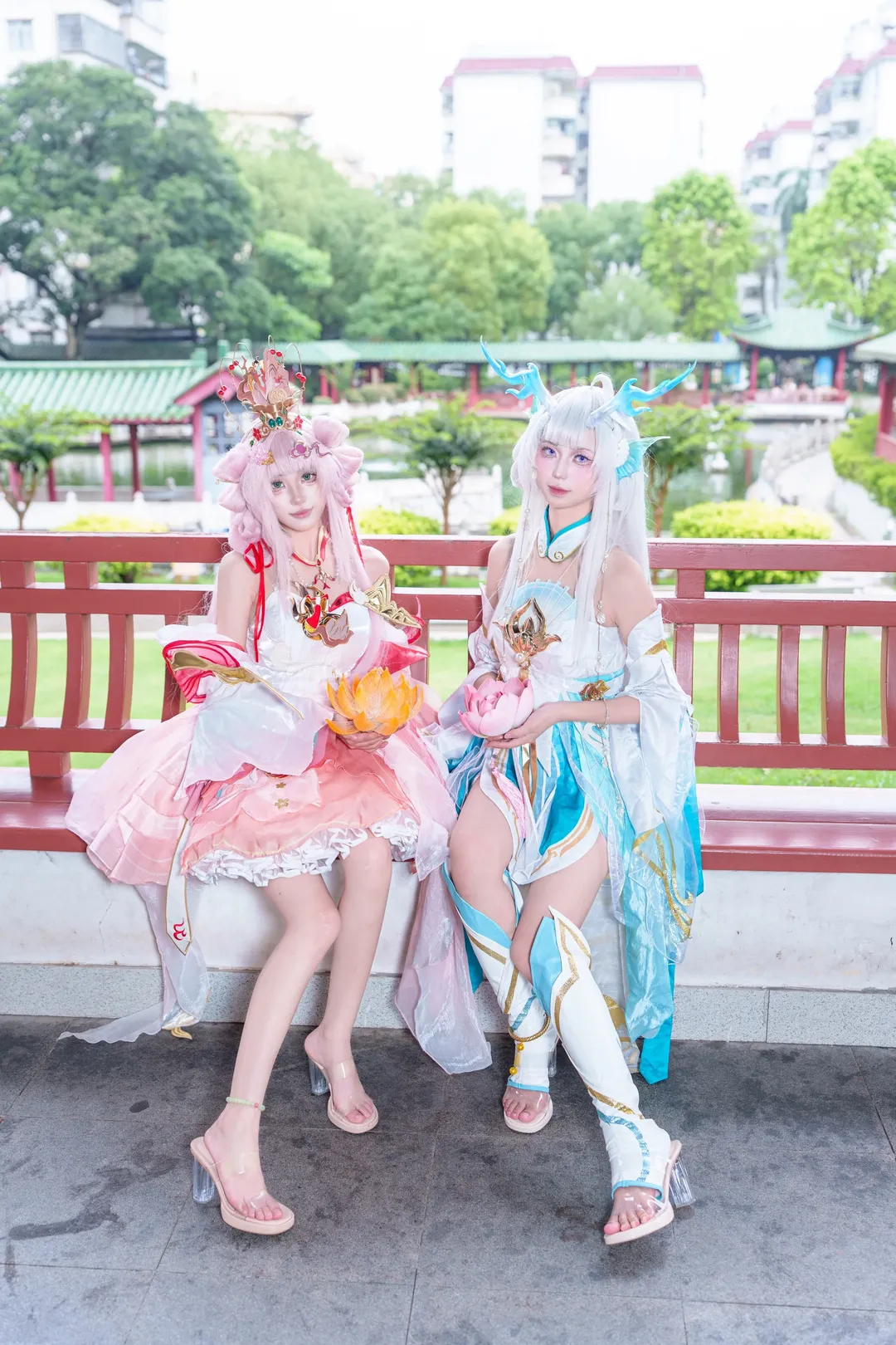 王者荣耀, 西施cos, 游龙清影, cosplay正片, 古风外拍