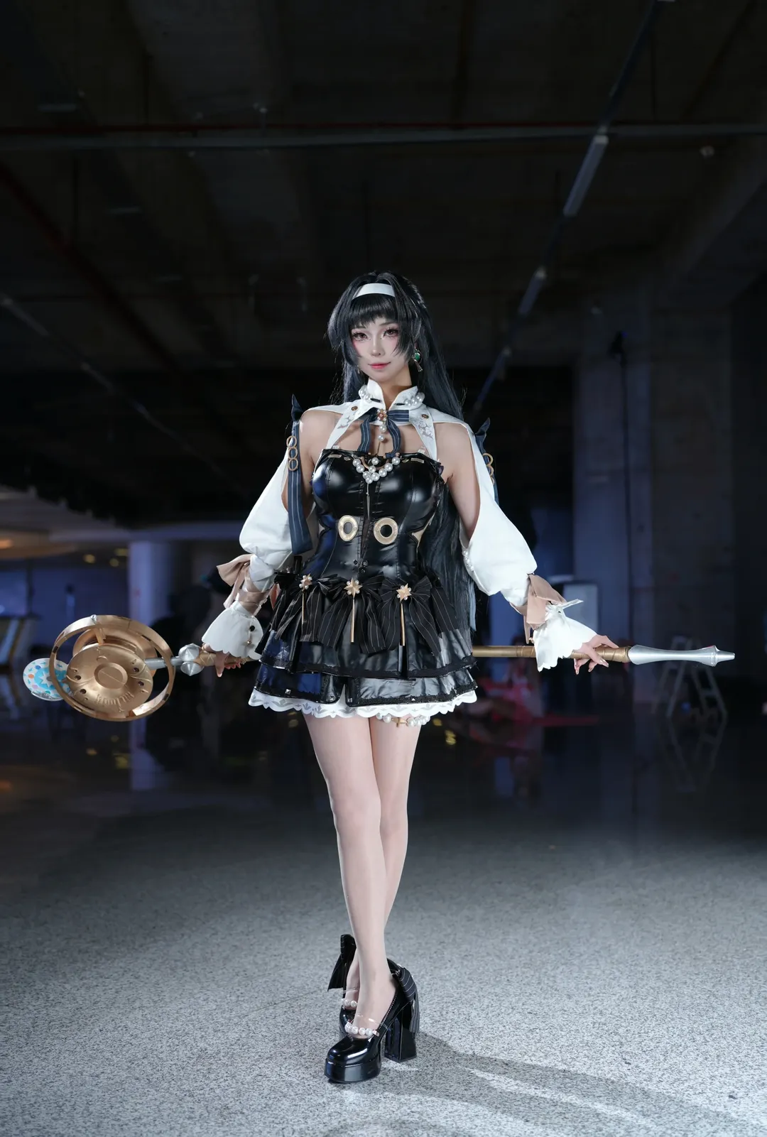 绝区零, cosplay摄影, 白丝穿搭, 耀嘉音cos, 展会场照 - 第2张