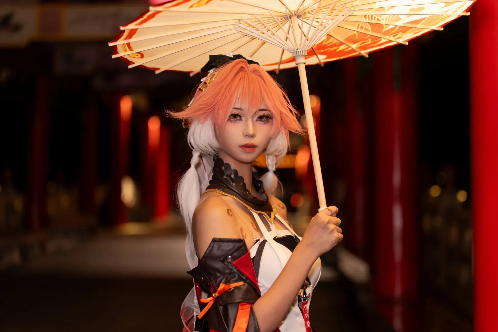 鸣潮, cos正片, 中式古风, 长离cos, 丝袜cos