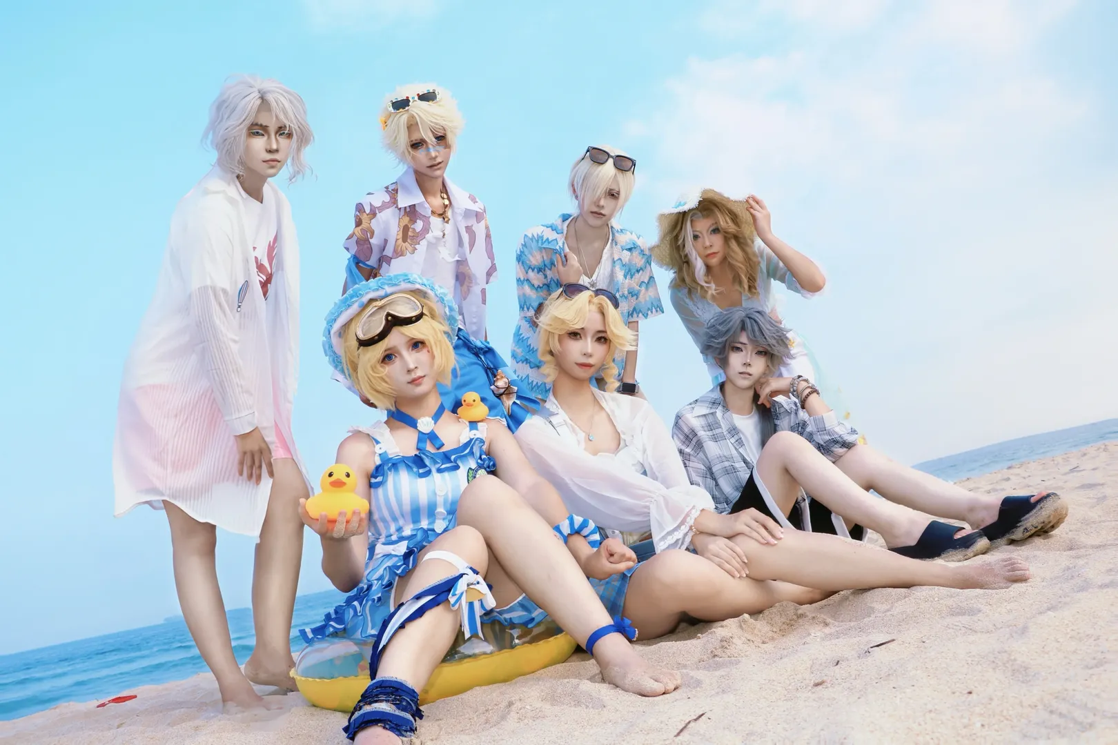 2D, Seaside cosplay, cosplay, Identity V cosplay, Summer team building